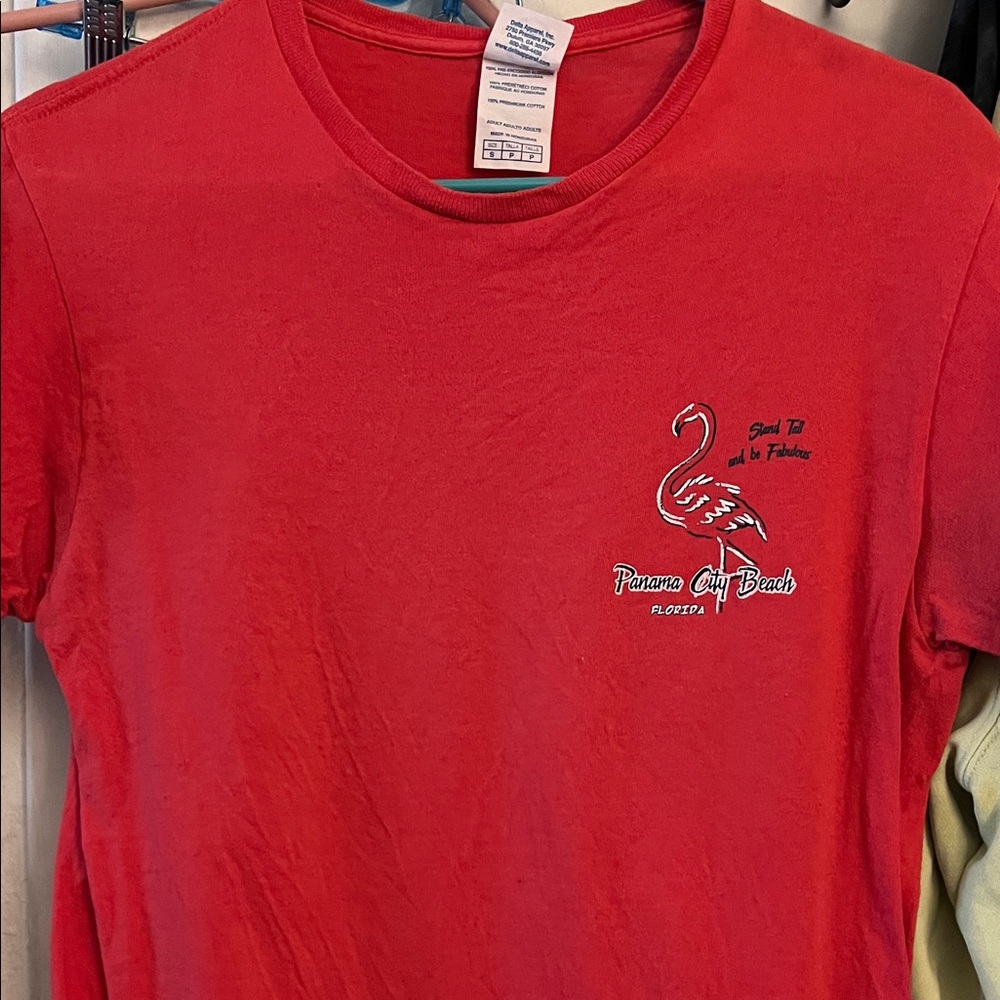 Delta Pink Beach Flamingo Tee